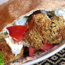 Baked Falafel Sandwich