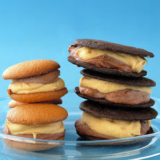Frozen Peanut-Butter Chocolate Sandwiches