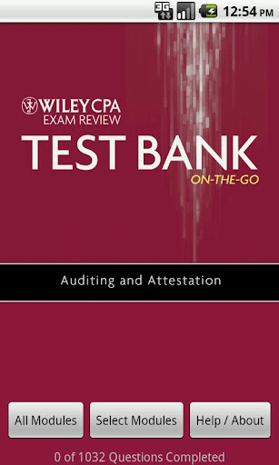 AUD Test Bank - Wiley CPA Exam