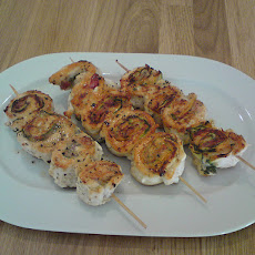 Sake Chicken Skewers