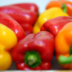 Pickled Garlicky Red Peppers