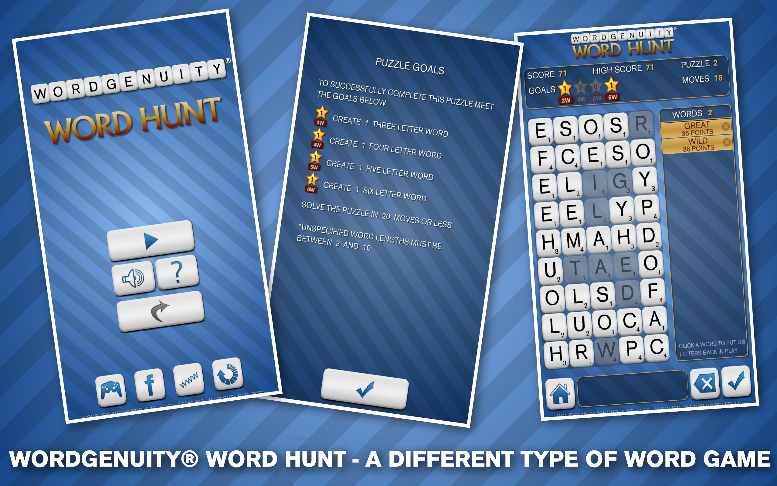 Android application Wordgenuity® Word Hunt screenshort