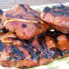 Mandarin Grilled Pork Steaks