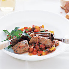 Sausages with Ratatouille