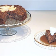 Apple Cake With Hot Caramel Sauce