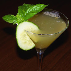 Cucumber Basil Martini