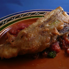 Beer Battered Chiles Rellenos With Warm Chipotle Salsa