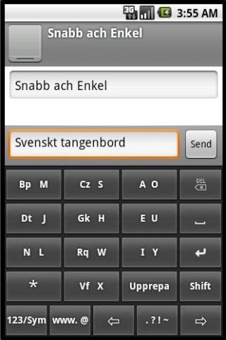 Phonic Keyboard Swedish