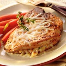 Italian Cheese Stuffed Pork Chops