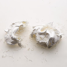 Coconut-Topped Meringues Infused with Vanilla Bean