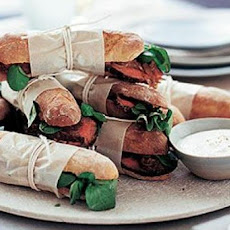 Steak and Onion Sandwiches with Horseradish Mayonnaise