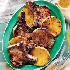 Jerk Pineapple Pork Chops
