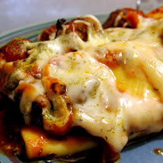 Sausage Spinach Manicotti