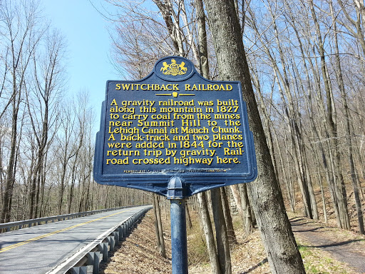 Switchback Railroad Marker