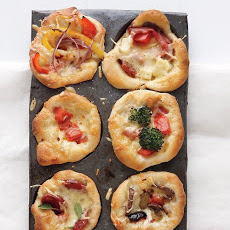 Mini Deep-Dish Pizzas