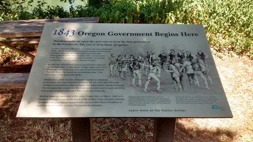 Oregon government begins here 1843