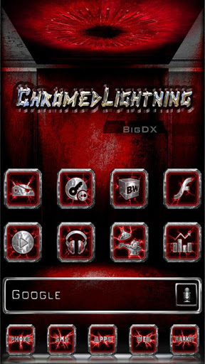 Chromed Lightning Multi Red