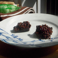 “Fudgy” No Bake Chocolate Oatmeal Cookies