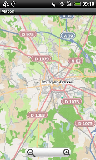 Macon Bourg-en-Bresse Map