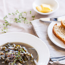 Mushroom, Lentil & Chard Soup
