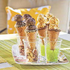 Mini Mocha Ice-Cream Scoops
