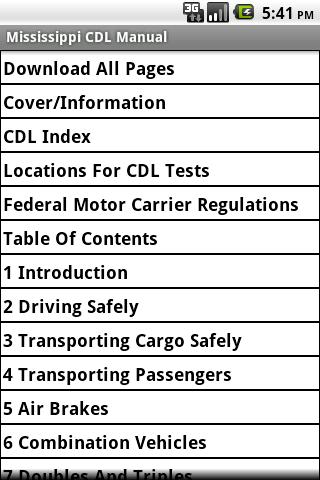 Mississippi CDL Manual