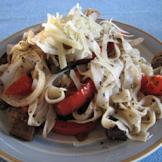 Roasted Balsamic Vegetables With Penne