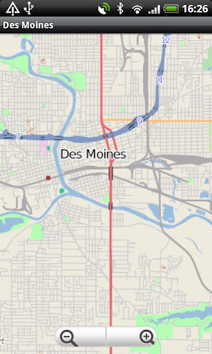 Des Moines Street Map