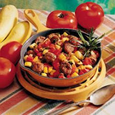Sausage and Vegetable Skillet