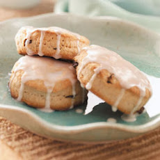 Iced Raisin Biscuits Recipe