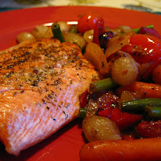Broiled Salmon With Dill