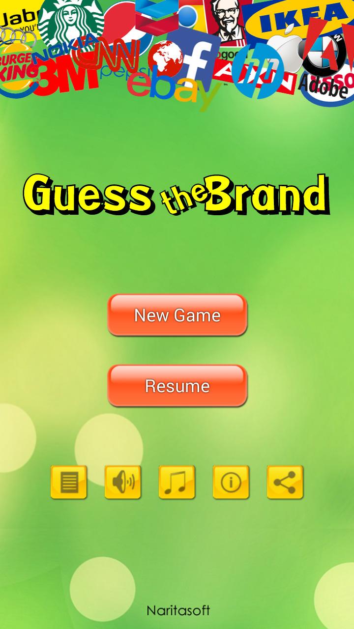Android application Guess the Brand 2016 screenshort