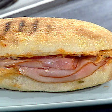 Pressed Ham Sandwich with Pimiento Cheese Spread
