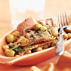 Tuna Confit with Warm Bean Salad