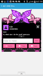 How to download GO SMS - Butterflies 7 patch 1.1 apk for laptop