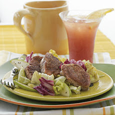 Warm Pork Salad with Apples