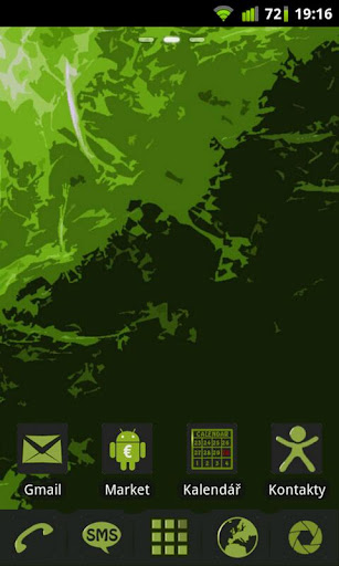 DarkGreen theme GO Launcher