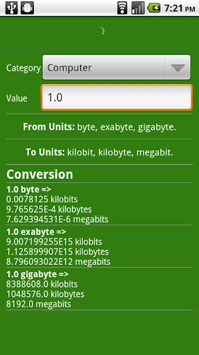 Auto unit converter