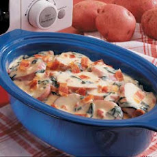 Spinach Potatoes Au Gratin Recipe