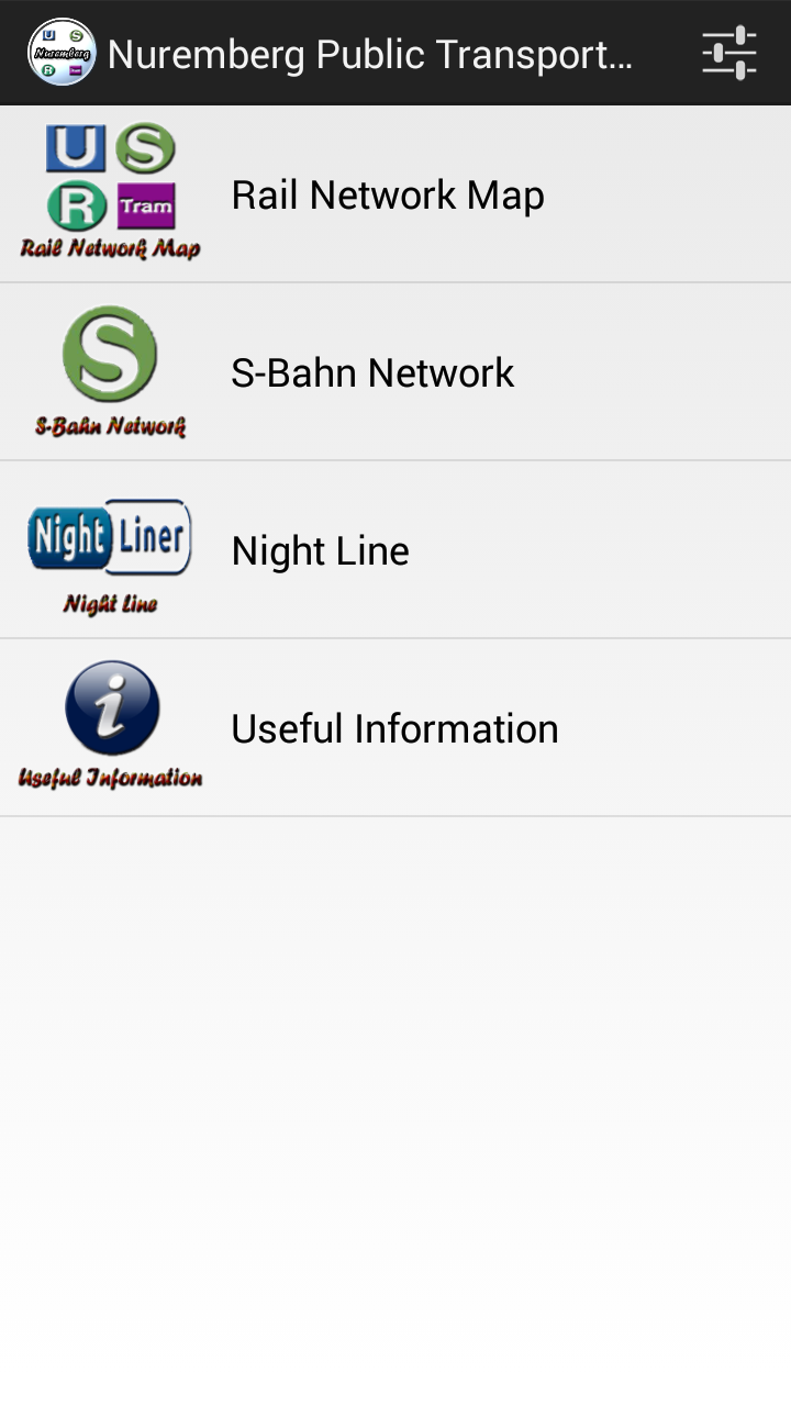Android application Nuremberg Public Transport Pro screenshort