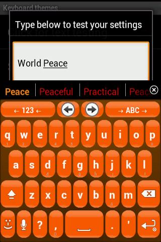 Orange Bubble theme