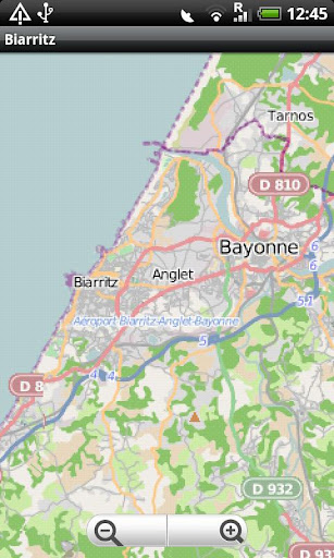 Biarritz Street Map