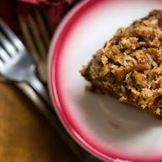 Dr Pepper oatmeal cake with coconut and pecan topping (adapted from The Dallas Morning News)