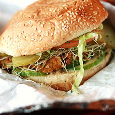Spicy Black Bean and Lentil Burgers