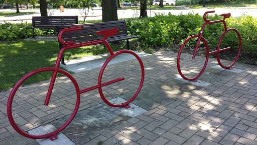 Bike Riding Sculptures 