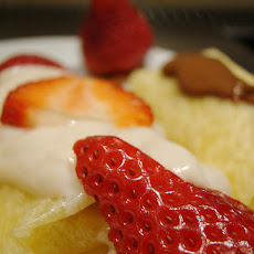 Cherry Vanilla Blintzes