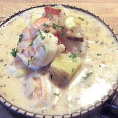 Bacon, Shrimp, and Corn Chowder