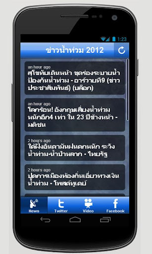 ข่าวน้ำท่วม