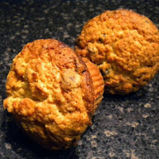 Banana Bran Muffins with Strawberry Butter