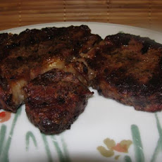 Winter Grilled Rib Eye